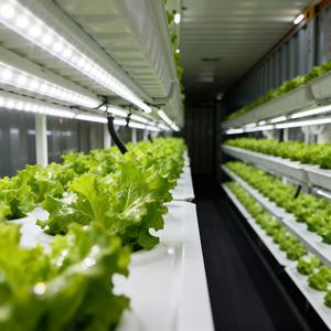 Автоматическая вертикальная гидропонная система для выращивания листовых овощей в помещении, умная теплица-контейнер - Product Image 6