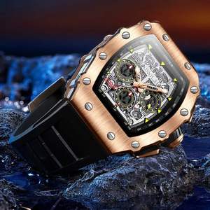Reloj Mecánico Automático Multifuncional de Diseño Único ONOLA, Reloj de Pulsera Impermeable con Correa para Hombre, Reloj de Moda Masculino - Product Image 2