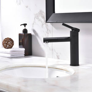 Robinet de <span class=keywords><strong>lavabo</strong></span> blanc mélangeurs d'évier de salle de bains en cuivre avec pulvérisation <span class=keywords><strong>flexible</strong></span> - Product Image 4