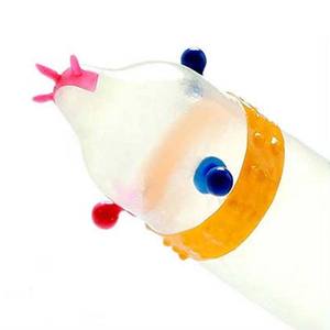 Condón <span class=keywords><strong>de</strong></span> Látex Natural con Púas, Juguete Sexual Masculino, Multicolor, 6 Unidades por <span class=keywords><strong>Caja</strong></span> - Product Image 5