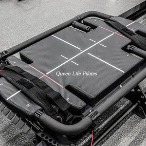 मेगारी लक्जरी बहु कार्यात्मक संतुलन प्रशिक्षण योग काले एल्यूमीनियम पाइलेट्स रीपूर्व मशीन मेगास्टार - Product Image 4