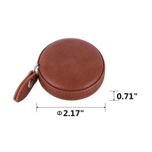 Ruban à mesurer en cuir mini avec logo couleur, promotion très demandée, de notre usine avec 12 ans d'expérience - Product Image 4