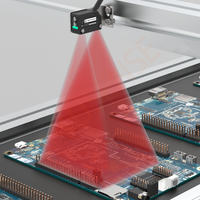 Akusense 0,5 Sensor de Desplazamiento láser de corto alcance de 3 metros de alta precisión para fábrica de medición industrial