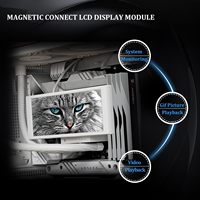 Thermalright Trofeo Vision 360 mm ARGB Blanco AIO enfriador con 6.86 pulgadas LCD pantalla 12cm CPU ventilador de enfriamiento
