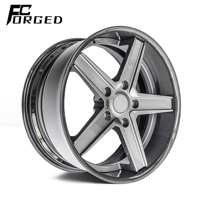 FcForged New Forged Carbon Fiber Wheels Frosted Finish 18-24 Inch 5x130 ET40/25 Universal Fitment for