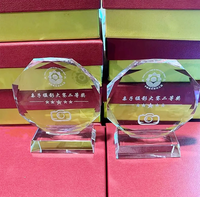 Trophée en cristal acrylique personnalisé, gravure au laser, forme et taille personnalisées, vente en gros