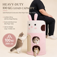 Tour d'escalade pour chat en peluche et sisal avec grotte fermée et panneau à gratter en corde de sisal pour grands chats, Vente en gros, Noël, OEM/ODM