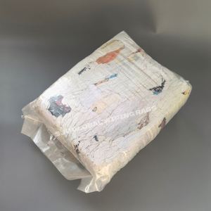 Paños Industriales Reutilizables de Algodón de Alta Resistencia para Uso Industrial de Alto Rendimiento, Trapos Blancos Impresos Tipo Camiseta - Product Image 1