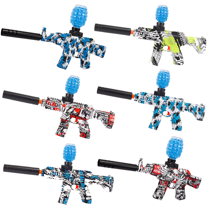 Amazon Бестселлер граффити мини AKM 47 M4 гелевый бластерный пистолет Электрический гелевый пистолет уличные спортивные игры игрушки брызговик шаровые Пистолеты для детей