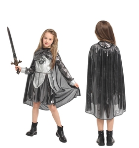 Costume de Cosplay en Polyester pour Filles, Voile Argenté, Style Chevalière, pour Fête d'Halloween, <span class=keywords><strong>Film</strong></span> ou Télévision, Nouvelle Collection, Vente Chaude - Product Image 1