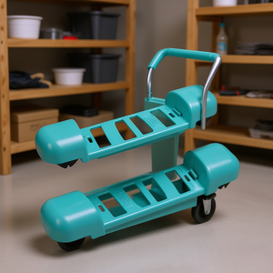 Carrito de limpieza Leifheit Trolley Clean Twist Ergo con ruedas y asa para un fácil transporte y almacenamiento - Product Image 3