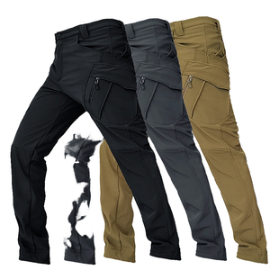 Pantalones Cargo Cortavientos para Hombre con Logotipo Personalizado, Cintura Elástica, Estilo Urbano, Pantalones Deportivos con Bolsillos Laterales, Pantalones Jogger para Adultos - Product Image 1