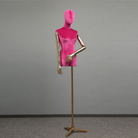 Mannequin gonflable demi-corps féminin sexy pour adultes avec support réglable pour l'affichage de vêtements