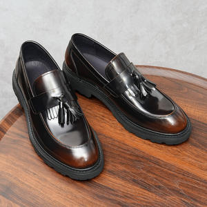 Zapatos de Negocios de Cuero Genuino para Hombre, Formales de Oficina, Oxford con Punta en Pico, Suaves y Casuales, Antideslizantes para el Tiempo Libre - Product Image 5