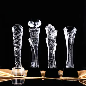 Enfeites de troféu cristal de gravura cristal personalizado, enfeites de troféu cristal personalizado, novo design de produto, 2022