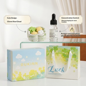 Set de Regalo de Aromaterapia Trébol de Cuatro Hojas, Lindo Kit de Fragancias Curativas con Aceite Esencial para Decoración del Hogar - Product Image 5