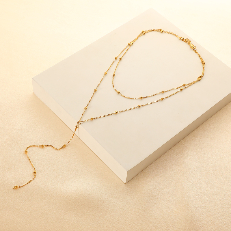 Collares De Perla Multilayer Jewelry Stacked