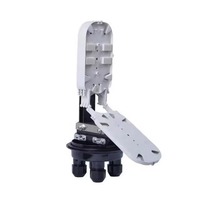 Caja de Empalme de Fibra Óptica Tipo Domo GJS10-Q, 24/48/96 Núcleos, Sellado Termocontraíble, Impermeable IP68, Compatible con SC/FC/ST/LC FOSC