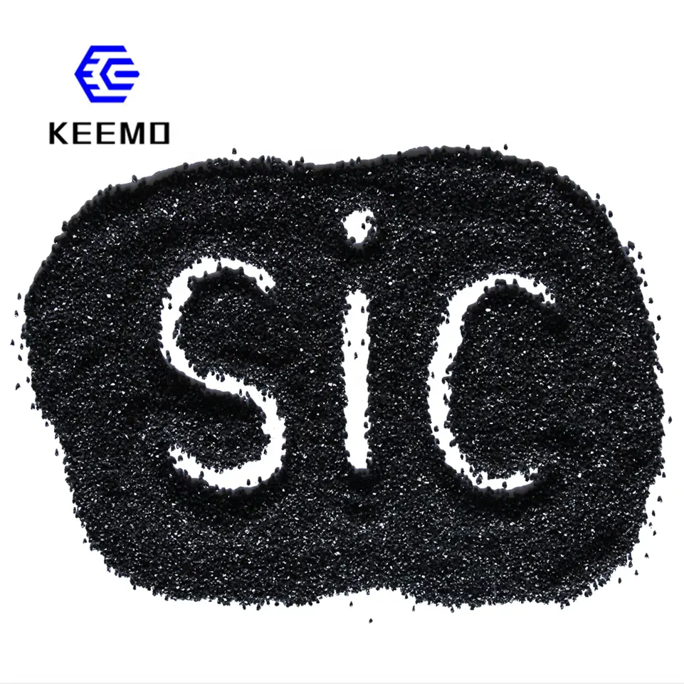 Silikon Karbida Hitam Silicon Carbide Grit Bubuk Bubuk Halus