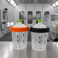 Gobelet de peinture jetable avec revêtement intérieur pour la retouche automobile, système PPS