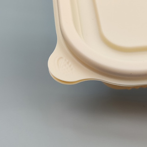 Vaisselle jetable compostable Plateau léger en amidon de maïs naturel - Product Image 3