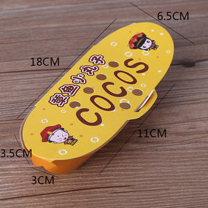 Cajas de Cartón para Aperitivos Fritos, Resistentes, Desechables, en Forma de Barco, Papel Kraft Laminado, Bandeja para Pollo Frito y Papas Fritas, Personalizable - Product Image 6