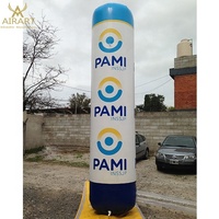 Tube lumineux gonflable, colonne led pour la publicité