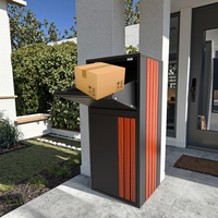 Grande boîte aux lettres de livraison de colis extérieure antivol autoportante pour la maison et le jardin de bureau