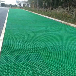 Grilles de renforcement de <span class=keywords><strong>pelouse</strong></span> résistantes, pavés en plastique pour la protection des terrains et la stabilisation du sol destinés aux véhicules lourds - Product Image 1