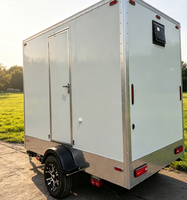 Toilettes mobiles avec douche intégrée pour les activités agricoles de récolte, toilettes mobiles économiseuses d'eau