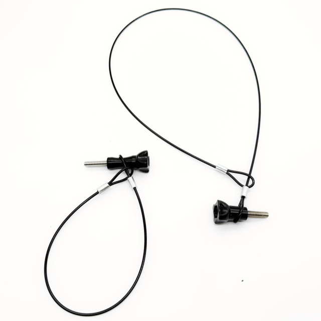 For GoPro Anti-Drop & Anti-Lost Steel Wire Rope Safety Strap for DJI Action Sports Camera Riding Accessory with Buckle
