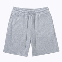 Shorts unisexes pour femmes et hommes, 280 GSM, 100% coton, couleur unie, impression de logo acceptée, été, extérieur, gym, jogging, avec poches