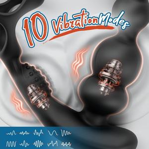 Massaggiatore Prostatico Vibrante, Plug Anale Indossabile con Rotazione a 360°, Anello per Ritardare l'Eiaculazione, Bestseller Amazon - Product Image 4