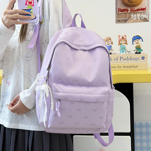 Korean style ins simple casual backpack large capacity summer lightweight fashionable backpack versatile double-shoulder <b>bag</b> - Product Image 2