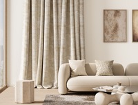 Cortinas con Rayas Verticales y Efecto Óptico de Sombreado para Techos Altos, Estilo Bohemio, Personalizables