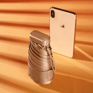 Parapluie <span class=keywords><strong>de</strong></span> voyage pliable 5 sections en polyester, moderne, coloré, imperméable et coupe-vent, <span class=keywords><strong>de</strong></span> haute qualité, prêt à l'emploi, idéal pour la publicité. - Product Image 2