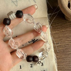 สร้อยข้อมือคริสตัลดอกไม้ธรรมชาติ S925 เงินสเตอร์ลิง เครื่องประดับหรูหราสำหรับผู้หญิงสวมใส่ทุกวัน - Product Image 4