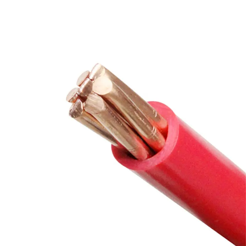 THW Cable 8 10 12 14 AWG Cable de cobre estándar de PVC