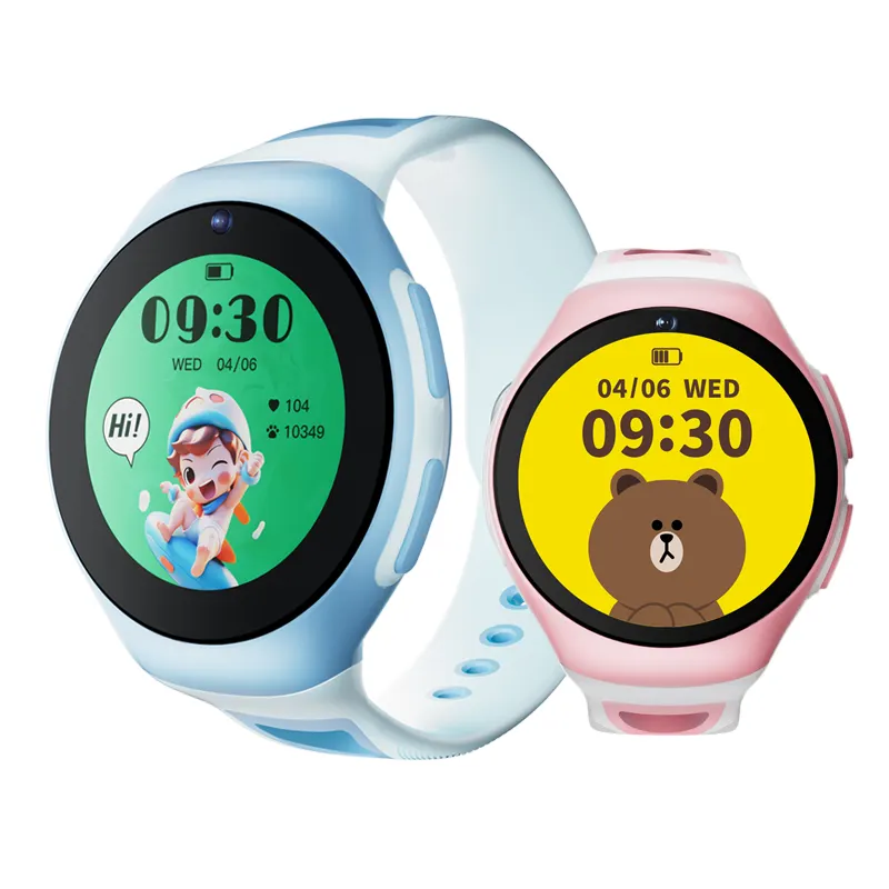 Smart watch kids 4G full netcom IP67 waterproof videl call HD camera 1.32" round screen 750mah smart watch ODM OEM for children