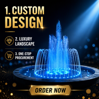 Fuentes de Agua Pequeñas para Jardín Exterior Personalizadas con Luces LED