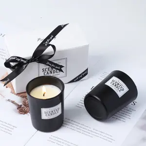 Forniture di candele ordine all'ingrosso etichetta privata fragranza domestica forte odore aromaterapia candela ispiratrice per la vendita