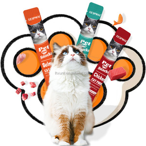 Muestras gratuitas, golosinas orgánicas naturales puras y saludables baratas para mascotas, delicioso pescado fresco, Palito para lamer, bocadillos para gatos, <span class=keywords><strong>gato</strong></span> para <span class=keywords><strong>gato</strong></span> - Product Image 1