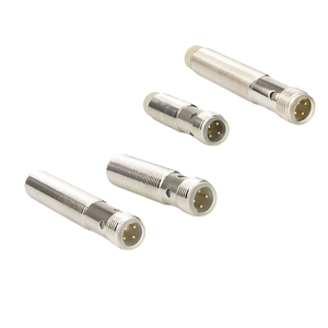 M12 4 Wire Inductive Proximity Sensor, 10-30V DC 2mm Shield Type PNP Normally Open Normally Closed with M12 4Pin Plug Connector - Product Image 1