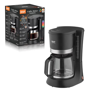 American Plastic Drip Coffee Machine Household Automatic Touch Control Eco-friendly 3-<b>Cup</b> Capacity Small Coffee - Product Image 5