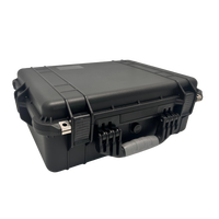 Boîte de rangement pour outils en plastique imperméable professionnelle personnalisée, boîte de rangement pour électronique, étui de transport avec insert en mousse
