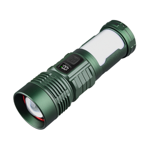 Wason New Triple <span class=keywords><strong>LED</strong></span> nguồn trắng màu xanh và màu đỏ ánh sáng công suất cao phóng to <span class=keywords><strong>Led</strong></span> đèn pin với bên nhấp nháy ngọn lửa đèn lồng ánh sáng - Product Image 1