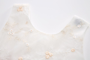 Vente en gros de robes de fête courtes en tulle pour bébés filles, vêtements pour bébés - Product Image 3