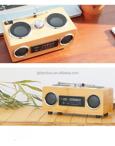 Bằng Gỗ Tre Ngoài Trời Nhà Loa Có Thể Sạc Lại Bluetooth Bt Di Động Không Dây Loud Loa Hộp Âm Thanh Với FM Đài Phát Thanh Tre Thủ Công - Product Image 6