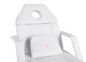 Blanco <span class=keywords><strong>Mesa</strong></span> De Masaje Con Banco Silla <span class=keywords><strong>Reclinable</strong></span> de Equipo De belleza Caliente - Product Image 5