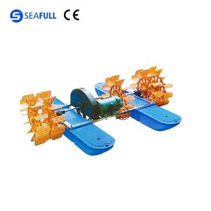 2HP New High Efficiency waterproof motor Paddle Wheel Aerator without gear box with 5Impellers